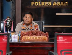 Jelang Malam pergantian Tahun 2022-2023 di Agam, Kapolres: Siap Berikan Rasa Aman