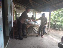 Cegah aksi Pencurian, AKP Yon Harizon minta Masyarakat Kampung Pinang Aktifkan Pos Ronda Malam