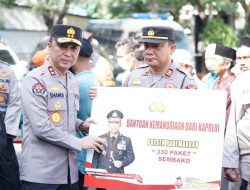 Wujud Kepedulian Kapolri ke Masyarakat, 2 Ribu Bansos Disebar ke Warga Jakarta Utara