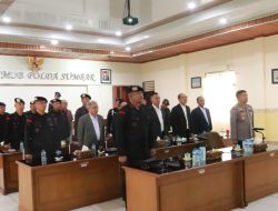 Dansat Brimob Polda Sumbar Menghadiri Pelantikan PB INKANAS melalui Zoom Meeting
