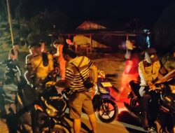 Razia Gabungan Penertiban Balap Liar di Lokasi Merr Von Kandih, Belasan Sepeda Motor Diamankan