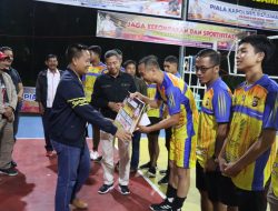 AKBP Agung Basuki Tutup Kejuaraan Bola Volly Kapolres Pasaman Barat, Berikut Pemenangnya