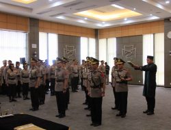 Irjen Pol Suharyono sertijabkan beberapa PJU dan Kapolres