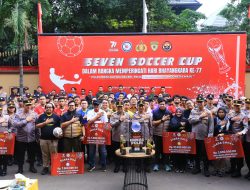 Wujudkan Pemilu Damai 2024, Polri Bersama Wartawan Gelar Bhayangkara Presisi Seven Soccer Cup
