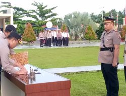 Sertijab Kasat Lantas dari AKP. YULIADI kepada Iptu M. Irsyad Fathur Rachman