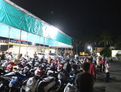 Polres Pasaman Barat Amankan Ratusan Kendaraan Dalam Antisipasi Balap Liar dan Pelanggaran Lalulintas