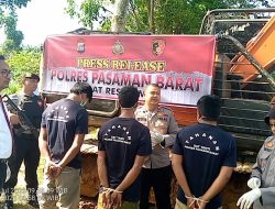 Polres Pasbar tangkap Pelaku Tambang Emas Ilegal