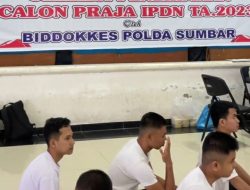 Peserta Seleksi Calon IPDN T.A. 2023 tes Rikkes di Polda Sumbar