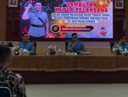 Sidang Kelulusan Akhir Calon Tamtama Polri T.A 2023 Panda Polda Sumbar, Ini Hasilnya