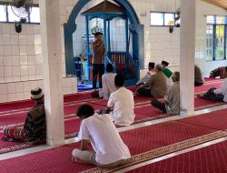 Di Mesjid Baitul Ridho, Ditbinmas Polda Sumbar gelar Jumat Curhat dengan Masyarakat