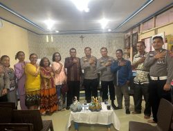 Melalui kegiatan program Minggu Kasih, Polres Dharmasraya Curhat Kamtibmas bersama jemaat