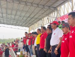 Kapolres Dharmasraya hadiri Pembukaan Turnamen Sepak Bola Sutan Riska Cup 1 Tahun 2023