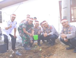Lestarikan Negeri, Polres 50 Kota ikuti Polri Tanam Satu Juta Pohon Serentak di Nusantara