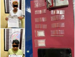 Polres Dharmasraya Tangkap dua Pengedar Sabu di Pulau Punjung