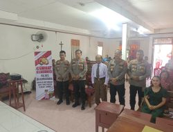 Program Minggu Kasih, Kapolres Dharmasraya sampaikan pesan Kamtibmas di rumah ibadah Pantecosta