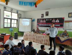 Polres Pasaman Barat Gelar Sosialisasi Bahaya Penyalahgunaan Narkoba Di SMPN 2 Gunung Tuleh