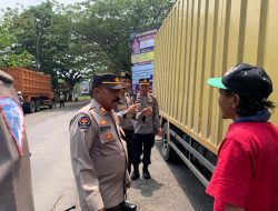 Operasi Multi Sasaran Singgalang 2023, Polres Dharmasraya lakukan Pemeriksaan Surat Kelengkapan Kendaraan