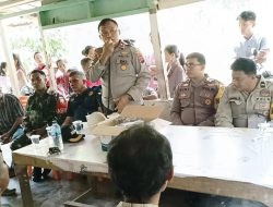 Cegah Karhutla, Kapolsek Bungus Teluk Kabung berikan Sosialisasi kepada masyarakat Sungai Pisang