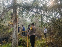 Terjadi Karhutla, Polres Dharmasraya lakukan Pemadaman Api bersama