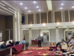 Kasat Lantas Polres Dharmasraya sebagai pembicara pada Sosialisasi Aplikasi SiGNAL