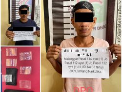 Polres Dharmasraya ungkap kasus Narkotika, Ringkus Dua Tersangka, satunya masuk DPO