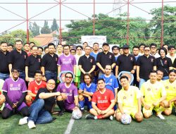 Perkuat Sinergisitas, Polri dan Jurnalis Gelar Seven Soccer