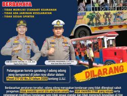 Odong – Odong Dilarang untuk Beroperasi dan Bukan Keperuntukanya, Ini Penjelasan Polres Pesisir Selatan
