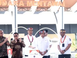 Resmikan Bandara Mentawai, Presiden Jokowi Berharap Efek Berganda Dongkrak Pariwisata