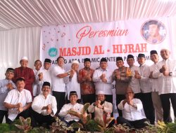 Kapolda Sumbar hadiri Peresmian Mesjid Al Hijrah oleh Mantan Wakapolri