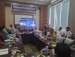 Kasatlantas Polres Dharmasraya Berikan Materi dalam forum Lalu Lintas Tingkat Kabupaten Dharmasraya