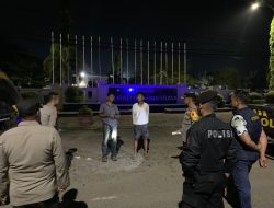 Ciptakan Kondisi Aman dan Kondusif, Personel gabungan Polres Dharmasraya Patroli ke lokasi diduga Balap Liar