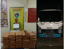 Polres Tanah Datar berhasil Gagalkan upaya pengiriman Ganja 45 kilogram ke pulau Jawa