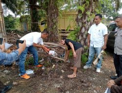 Polsek Sungai Rumbai Polres Dharmasraya Gelar Rekonstruksi Kasus Pembunuhan Almi