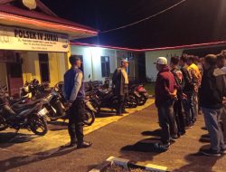 Berikan Kenyamanan Masyarakat, Polsek IV Jurai Pesisir Selatan Bubarkan aksi Balap Liar