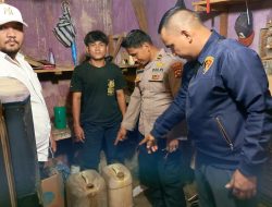 Operasi Pekat Singgalang 2023, Polres Dharmasraya Sita 185 Liter Minuman Tradisional Tuak