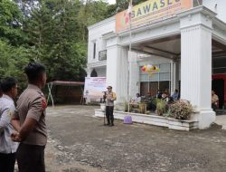 Apel Siaga Pengawasan Pemilu, Kapolres Sijunjung Nyatakan Siap Berkolaborasi