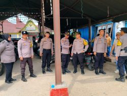 Polres Solok berikan Pengamanan di Kantor KPU Solok dan Gudang Logistik