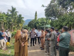 Polres Dharmasraya melakukan Pengamanan Pembukaan Gerbang SMP Unggul di Dharmasraya