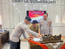 Polres Dharmasraya Tingkatkan Pelayanan Kesehatan Melalui Penandatanganan MoU
