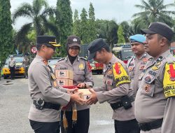 Kapolres Dharmasraya Pimpin Apel Gelar Pasukan Operasi Kepolisian Terpusat “Lilin-2023” untuk Pengamanan Natal 2023 dan Tahun Baru 2024