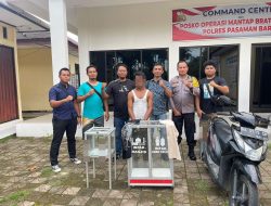 Terduga Curanmor diringkus Polres Pasaman Barat