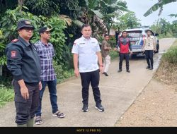 Kapolres Dharmasraya dan Forkopimda Tinjau Dampak Banjir dan Longsor di Nagari Taratak Tinggi, Kecamatan Timpeh
