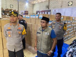 Sehari Menjabat, Kapolres Padang Pariaman cek Gudang Logistik KPU