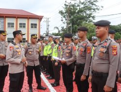 Jam Pimpinan Saat Pimpin Apel Pagi, Kapolres Paser Cek Kekuatan Personil