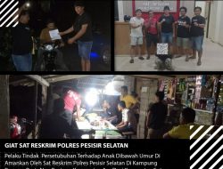 Tim Opsnal Macan Kumbang Polres Pessel Tangkap Pelaku Setubuhi Anak 4 Tahun di Sutera