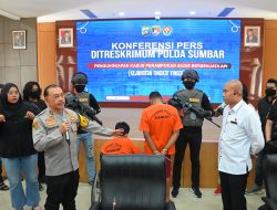 Polda Sumbar Mengungkap Tersangka Perampokan yang selama ini Meresahkan Masyarakat