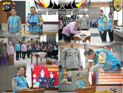 Wakapolda Sumbar pimpin Pakta Integritas penerimaan Polri SIPSS