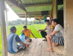 Sambang Nagari Binaan, Bhabinkamtibmas Sampaikan Pesan Persatuan