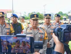 Wakapolda Jambi cek Kesiapan Personel Pam TPS