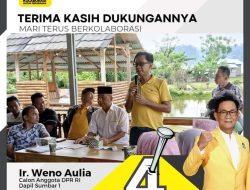 Weno Aulia Berkolaborasi Untuk Sumbar Lebih Baik